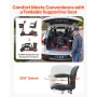 VEVOR 3-Wheel Electric Mobility Scooter for Adult & Seniors, Foldable Mobility Scooter with 20KM Long Range, All Terrain Travel 