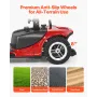 3-Wheel Electric Mobility Scooter for Adult & Seniors, Foldable Mobility Scooter with 20KM Long Range, All Terrain Travel Wheelc