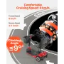 3-Wheel Electric Mobility Scooter for Adult & Seniors, Foldable Mobility Scooter with 20KM Long Range, All Terrain Travel Wheelc