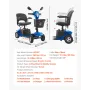 4-Wheel Folding Mobility Scooter for Adults & Seniors, Electric Mobility Scooter with 25KM Long Range, All Terrain Travel Wheelc