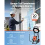 Stand Airless Paint Sprøjte, 900W, 3300PSI højtryks Airless