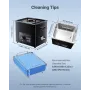VEVOR 10L Ultrasonic Cleaner, Professionel Ultrasonic Cleaner Machine med Knop Control, Rustfri Stål Rensemaskine med B
