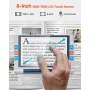 VEVOR Portable Digital Magnifier, 203mm Touchscreen Electronic Video Magnifier for Low Version, 2X - 20X Electronic Reading Aid 
