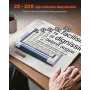 VEVOR Portable Digital Magnifier, 203mm Touchscreen Electronic Video Magnifier for Low Version, 2X - 20X Electronic Reading Aid 