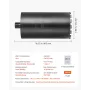 VEVOR Core Drill Bit, 203 mm Diameter, 356 mm Drilling Depth, 1-1/4 in-7 Internal Thread, High-Precision Welding Technology, Wet