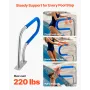 Pool Rail, 78.8 x 55.8 cm Pool Handrail, 100kg Load Capacity Heavy Duty 304 Stainless Steel Swimming Handrail, Detachable Nonsli