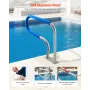 Pool Rail, 78.8 x 55.8 cm Pool Handrail, 100kg Load Capacity Heavy Duty 304 Stainless Steel Swimming Handrail, Detachable Nonsli