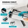 Manual Tile Cutter, 1200mm, Porcelain Ceramic Tile Cutter with Tungsten Carbide Cutting Wheel, Infrared Positioning, Anti-Skid F