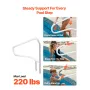 VEVOR Pool Rail, 137.1 x 81.3 cm Pool Handrail, 100kg Load Capacity Heavy Duty Stainless Steel Swimming Handrail, Seamless Weldi