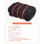 VEVOR Round Bale Hay Net, 1.8 x 1.8 x 1.8 m, 38.1 x 38.1 mm Holes, PE Material, Knotless Design, with Zip Ties, Needle Shuttle, 