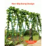 Garden Stakes, 25 Pack, 2100 mm, Plastic Coated Metal Tomato Stakes, Garden Sticks for Plants Support, with Pointed End and Non-