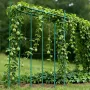 Garden Stakes, 25 Pack, 2100 mm, Plastic Coated Metal Tomato Stakes, Garden Sticks for Plants Support, with Pointed End and Non-