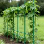Garden Stakes, 15 Pack, 1705 mm, Plastic Coated Metal Tomato Stakes, Garden Sticks for Plants Support, with Pointed End and Non-