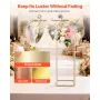 Wedding Flower Stand, 10PCS 60cm Column Flower Stand, Floral Stands with Hidden Screw, Rectangular Cubic Floral Display Rack for