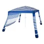 Beach Cabana, 2,4 x 2,4 m strandhytte med sidevæg, UPF 50+