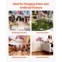 VEVOR Wedding Flower Stand, 10PCS 80cm Column Flower Stand, Floral Stands with Acrylic Laminate, Cylindrical Cubic Floral Displa