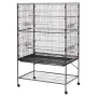 fuglebur, 930 x 580 x 1510 mm, flad top, smedejernsfuglebur med