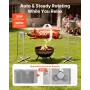 Rotisserie Grill, AC220-240V 8 niveauhøjde Elektrisk Rotisserie