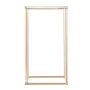 Wedding Flower Stand, 10PCS 40cm Column Flower Stand, Floral Stands with Acrylic Laminate, Gold Rectangular Floral Display Rack 