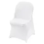 Stretch Spandex Folding Chair Covers, Universal Fitted Chair Cover, Removable Washable Protective Slipcovers, for Wedding, Holid
