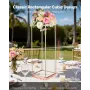 VEVOR Wedding Flower Stand, 10PCS 80cm Column Flower Stand, Floral Stands with Hidden Screw, Rectangular Cubic Floral Display Ra
