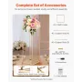 VEVOR Wedding Flower Stand, 10PCS 80cm Column Flower Stand, Floral Stands with Hidden Screw, Rectangular Cubic Floral Display Ra
