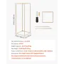Wedding Flower Stand, 10PCS 80cm Column Flower Stand, Floral Stands with Hidden Screw, Rectangular Cubic Floral Display Rack for