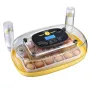 VEVOR 24 Egg Incubator, Automatic Egg Turner with LED Candler, Temperature & Humidity Control, 360° View Clear Window, Auto Wate