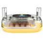 24 Egg Incubator, Automatic Egg Turner with LED Candler, Temperature & Humidity Control, 360° View Clear Window, Auto Water Refi