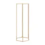 Wedding Flower Stand, 10PCS 80cm Column Flower Stand, Floral Stands with Acrylic Laminate, Hexagonal Cubic Floral Display Rack f
