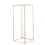 VEVOR Wedding Flower Stand, 10PCS 60cm Column Flower Stand, Floral Stands with Acrylic Laminate, Gold Rectangular Floral Display