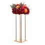 VEVOR Wedding Flower Stand, 10PCS 60cm Column Flower Stand, Floral Stands with Metal Laminate, Cylindrical Cubic Floral Display 