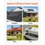 2PCS 400W Monocrystalline Solar Panels, 23% High-Efficiency Mono PV Module with Stable MC4 Output & Aluminum Frame, IP65 Waterpr
