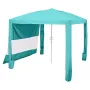 Beach Cabana, 2,4 x 2,4 m strandhytte med sidevæg, UPF 50+