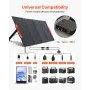 150W Foldable Monocrystalline Solar Panel, 23% Efficiency Portable ETFE Mono Solar Panel Charger with MC4 Output, Type-C, QC3.0 