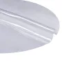 Clear Table Cover Protector, 48 inch/1230 mm Round Table Cover, 1.5 mm Thick PVC Plastic Tablecloth, Waterproof Desktop Protecto