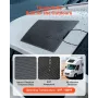 VEVOR Flexible Solar Panel, 100W Semi-Flexible Bendable Monocrystalline Solar Panel, 23% Efficiency Mono Off-Grid Charger with M