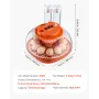 VEVOR 12 Egg Incubator, Automatic Egg Turner with LED Candler, Temperature & Humidity Control, 360° View Clear Window, Poultry E