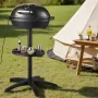 Electric Grill 2400W, 2-in-1 Standing & Tabletop Electric BBQ Grill for Indoors Outdoors - with 50°C-350°C Adjustable Temperatur