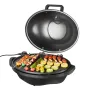 elektrisk grill 2400W, 2-i-1 stående & bordplade elektrisk BBQ