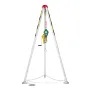Confined Space Tripod Kit, Heavy Duty Rescue Tripod Lifting Hoist 1179 kg Winch, 1.45 m Adjustable Legs, 30 m Cable Portable Kit