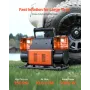 Dual-Cylinder Heavy Duty Air Compressor, 300 L/min Portable Tire Inflator, 12V 150PSI Offroad Air Pump with Digital Pressure Gau