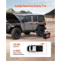 Dual-Cylinder Heavy Duty Air Compressor, 300 L/min Portable Tire Inflator, 12V 150PSI Offroad Air Pump with Digital Pressure Gau