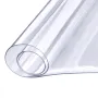 Clear Table Cover Protector, 36" x 72" Table Cover, 1.5 mm Thick PVC Plastic Tablecloth, Waterproof Desktop Protector for Writin