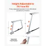 Universal RV Stabilizer, RV Bumper Stabilizer for Trailers, Campers, Fifth Wheel, Compact Foldable Design for Easy Storage, Adju