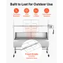 Rotisserie Grill, 38W BBQ udendørs grise- og lammesteg