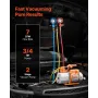 AC-vakuumpumpe og -målersæt, 7 CFM 198 l/min, to-trins