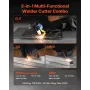 3-in-1 Plasma Cutter Welder Combo - CUT/TIG/MMA, 50A Plasma Cutting Machine & 200A TIG Stick Welder, LED Digital Display with 2T