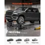 Air Portable Car Lifts 2PCS, 5 Ton Capacity, 320 mm Max Height, Pneumatic Ramp Jacks with Airbags, Wheel Chocks, Extension Ramps