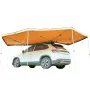 270 Degree Awning with Bulit-in LED Lights, 12.4 ㎡ Driver Side Vehicle Awning, Waterproof UV50+ Car Side Awnings, All-Weather Fr